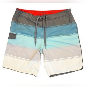 Goodfellow & Co Men's Multicolor Striped Board Shorts